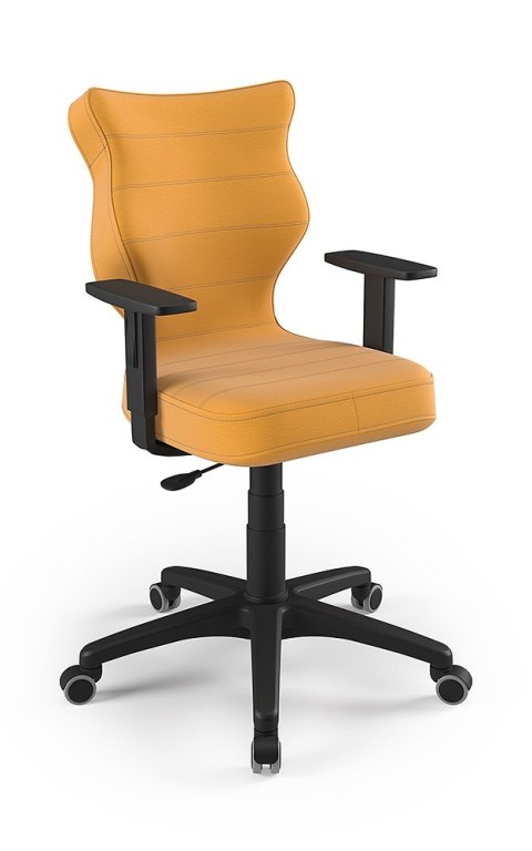 ENTELO Duo Czarny Velvet 35 rozmiar 5 - DOBRE KRZESŁO dla kręgosłupa, ortopedyczne - fotel obrotowy do biurka ENTELO Duo Czarny Velvet 35 rozmiar 5 - DOBRE KRZESŁO dla kręgosłupa, ortopedyczne - fotel obrotowy do biurka