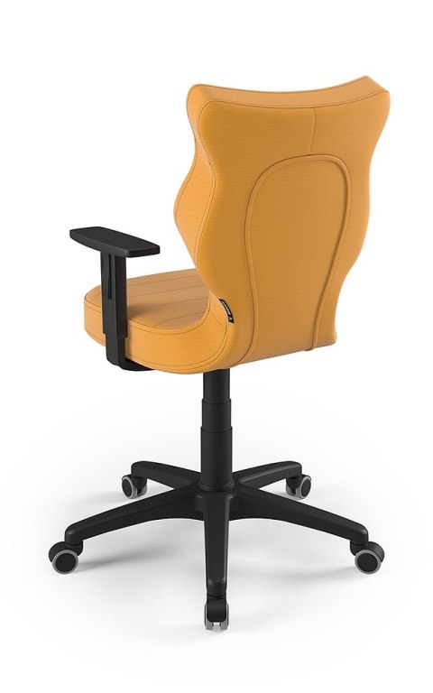 ENTELO Duo Czarny Velvet 35 rozmiar 5 - DOBRE KRZESŁO dla kręgosłupa, ortopedyczne - fotel obrotowy do biurka ENTELO Duo Czarny Velvet 35 rozmiar 5 - DOBRE KRZESŁO dla kręgosłupa, ortopedyczne - fotel obrotowy do biurka