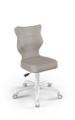 ENTELO Petit Biały Monolith 03 rozmiar 3 - DOBRE KRZESŁO dla kręgosłupa, ortopedyczne - fotel obrotowy do biurka