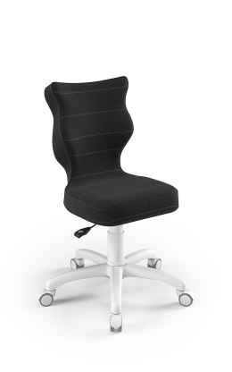 ENTELO Petit Biały Velvet 17 rozmiar 3 - DOBRE KRZESŁO dla kręgosłupa, ortopedyczne - fotel obrotowy do biurka