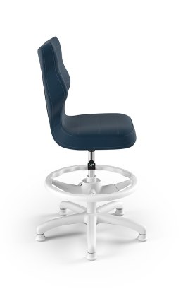 ENTELO Petit Biały Velvet 24 rozmiar 3 WK+P - DOBRE KRZESŁO dla kręgosłupa, ortopedyczne - fotel obrotowy do biurka
