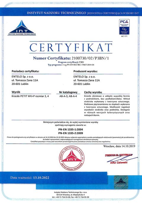 ENTELO Petit Czarny Monolith 24 rozmiar 4 WK+P - DOBRE KRZESŁO dla kręgosłupa, ortopedyczne - fotel obrotowy do biurka ENTELO Petit Czarny Monolith 24 rozmiar 4 WK+P - DOBRE KRZESŁO dla kręgosłupa, ortopedyczne - fotel obrotowy do biurka