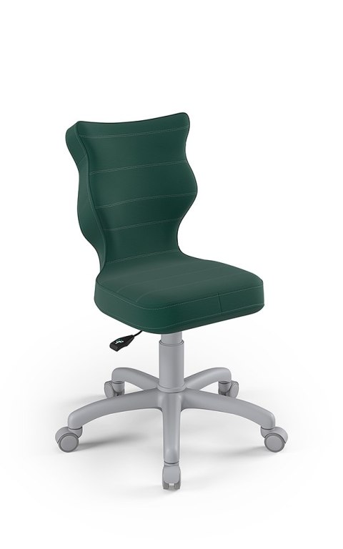 ENTELO Petit Szary Velvet 05 rozmiar 3 - DOBRE KRZESŁO dla kręgosłupa, ortopedyczne - fotel obrotowy do biurka ENTELO Petit Szary Velvet 05 rozmiar 3 - DOBRE KRZESŁO dla kręgosłupa, ortopedyczne - fotel obrotowy do biurka