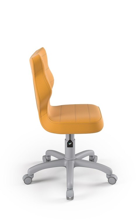 ENTELO Petit Szary Velvet 35 rozmiar 3 - DOBRE KRZESŁO dla kręgosłupa, ortopedyczne - fotel obrotowy do biurka ENTELO Petit Szary Velvet 35 rozmiar 3 - DOBRE KRZESŁO dla kręgosłupa, ortopedyczne - fotel obrotowy do biurka