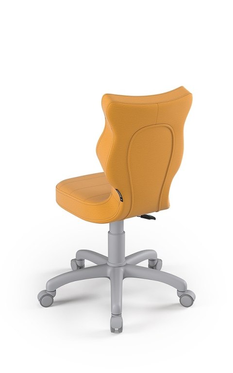 ENTELO Petit Szary Velvet 35 rozmiar 3 - DOBRE KRZESŁO dla kręgosłupa, ortopedyczne - fotel obrotowy do biurka ENTELO Petit Szary Velvet 35 rozmiar 3 - DOBRE KRZESŁO dla kręgosłupa, ortopedyczne - fotel obrotowy do biurka