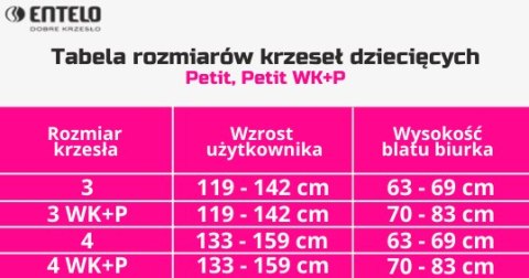 ENTELO Petit Szary Velvet 35 rozmiar 3 - DOBRE KRZESŁO dla kręgosłupa, ortopedyczne - fotel obrotowy do biurka ENTELO Petit Szary Velvet 35 rozmiar 3 - DOBRE KRZESŁO dla kręgosłupa, ortopedyczne - fotel obrotowy do biurka