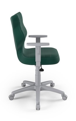 ENTELO Duo Szary Velvet 05 rozmiar 6 - DOBRE KRZESŁO dla kręgosłupa, ortopedyczne - fotel obrotowy do biurka