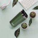 Intesi Kubek turystyczny zielony 350 ml ze stali nierdzewnej na kawę, ciepły napój Intesi Kubek turystyczny zielony 350 ml ze stali nierdzewnej na kawę, ciepły napój