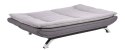 ACTONA Sofa rozkładana Faith Light grey/ dark grey - szara, nózki chromowane ACTONA Sofa rozkładana Faith Light grey/ dark grey - szara, nózki chromowane