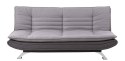 ACTONA Sofa rozkładana Faith Light grey/ dark grey - szara, nózki chromowane