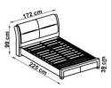 Halmar łóżko CASSANDRA S 160 cm tapicerowane z szufladami ecoskóra czarno-biały Halmar łóżko CASSANDRA S 160 cm tapicerowane z szufladami ecoskóra czarno-biały