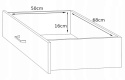 Halmar łóżko CASSANDRA S 160 cm tapicerowane z szufladami ecoskóra czarno-biały Halmar łóżko CASSANDRA S 160 cm tapicerowane z szufladami ecoskóra czarno-biały