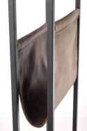 ŁAWA STOLIK COMPACT Halmar MDF okleinowany DĄB ZŁOTY / stelaż stal CZARNY ekoskóra 47x33 ŁAWA STOLIK COMPACT Halmar MDF okleinowany DĄB ZŁOTY / stelaż stal CZARNY ekoskóra 47x33