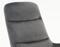 SIGNAL FOTEL NIXON VELVET SZARY BLUVEL 14 TILT