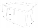 SIGNAL STÓŁ ADAM PŁYTA LAMINOWANA BIAŁY MAT / STELAŻ MDF CZARNY 100x60 SIGNAL STÓŁ ADAM PŁYTA LAMINOWANA BIAŁY MAT / STELAŻ MDF CZARNY 100x60