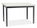 SIGNAL STÓŁ ADAM PŁYTA LAMINOWANA BIAŁY MAT / STELAŻ MDF CZARNY 100x60 SIGNAL STÓŁ ADAM PŁYTA LAMINOWANA BIAŁY MAT / STELAŻ MDF CZARNY 100x60