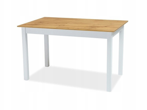 SIGNAL STÓŁ HORACY płyta meblowa laminowana Dąb Wotan / stelaż MDF Biały Mat 125(170)x75 SIGNAL STÓŁ HORACY płyta meblowa laminowana Dąb Wotan / stelaż MDF Biały Mat 125(170)x75