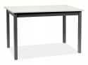 SIGNAL STÓŁ HORACY PŁYTA LAMINOWANA BIAŁY MAT/ STELAŻ MDF ANTRACYT 125(170)x75 SIGNAL STÓŁ HORACY PŁYTA LAMINOWANA BIAŁY MAT/ STELAŻ MDF ANTRACYT 125(170)x75