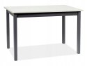 SIGNAL STÓŁ HORACY PŁYTA LAMINOWANA BIAŁY MAT/ STELAŻ MDF ANTRACYT 125(170)x75 SIGNAL STÓŁ HORACY PŁYTA LAMINOWANA BIAŁY MAT/ STELAŻ MDF ANTRACYT 125(170)x75