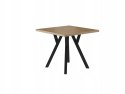 SIGNAL STÓŁ MERLIN PŁYTA LAMINOWANA DĄB ARTISAN / METAL CZARNY 90(240)X90 SIGNAL STÓŁ MERLIN PŁYTA LAMINOWANA DĄB ARTISAN / METAL CZARNY 90(240)X90