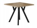 SIGNAL STÓŁ MERLIN PŁYTA LAMINOWANA DĄB ARTISAN / METAL CZARNY 90(240)X90 SIGNAL STÓŁ MERLIN PŁYTA LAMINOWANA DĄB ARTISAN / METAL CZARNY 90(240)X90