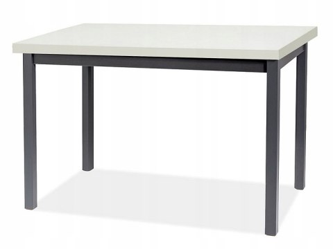 SIGNAL STÓŁ ADAM PŁYTA LAMINOWANA BIAŁY MAT /STELAŻ MDF CZARNY 120x68 SIGNAL STÓŁ ADAM PŁYTA LAMINOWANA BIAŁY MAT /STELAŻ MDF CZARNY 120x68