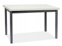 SIGNAL STÓŁ ADAM PŁYTA LAMINOWANA BIAŁY MAT /STELAŻ MDF CZARNY 120x68 SIGNAL STÓŁ ADAM PŁYTA LAMINOWANA BIAŁY MAT /STELAŻ MDF CZARNY 120x68
