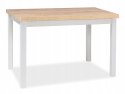 SIGNAL STÓŁ ADAM PROSTOKĄTNY BLAT DĄB ARTISAN PŁYTA LAMINOWANA /STELAŻ BIAŁY MAT MDF 120x68 SIGNAL STÓŁ ADAM PROSTOKĄTNY BLAT DĄB ARTISAN PŁYTA LAMINOWANA /STELAŻ BIAŁY MAT MDF 120x68