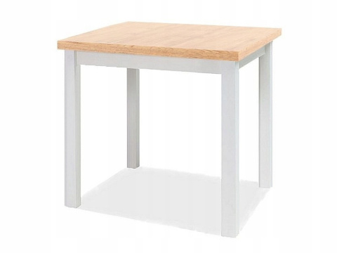 SIGNAL STÓŁ ADAM PŁYTA LAMINOWANA DĄB ARTISAN / STELAŻ BIAŁY MAT MDF 90x65 SIGNAL STÓŁ ADAM PŁYTA LAMINOWANA DĄB ARTISAN / STELAŻ BIAŁY MAT MDF 90x65