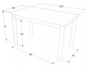 SIGNAL STÓŁ ADAM PŁYTA LAMINOWANA DĄB ARTISAN /STELAŻ BIAŁY MAT MDF 100x60 SIGNAL STÓŁ ADAM PŁYTA LAMINOWANA DĄB ARTISAN /STELAŻ BIAŁY MAT MDF 100x60