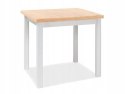 SIGNAL STÓŁ ADAM PŁYTA LAMINOWANA DĄB ARTISAN / STELAŻ BIAŁY MAT MDF 90x65 SIGNAL STÓŁ ADAM PŁYTA LAMINOWANA DĄB ARTISAN / STELAŻ BIAŁY MAT MDF 90x65