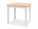 SIGNAL STÓŁ ADAM PŁYTA LAMINOWANA DĄB ARTISAN / STELAŻ BIAŁY MAT MDF 90x65 SIGNAL STÓŁ ADAM PŁYTA LAMINOWANA DĄB ARTISAN / STELAŻ BIAŁY MAT MDF 90x65