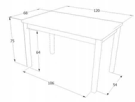 SIGNAL STÓŁ ADAM DĄB ARTISAN PŁYTA LAMINOWANA/ STELAŻ CZARNY MDF 120x68 SIGNAL STÓŁ ADAM DĄB ARTISAN PŁYTA LAMINOWANA/ STELAŻ CZARNY MDF 120x68