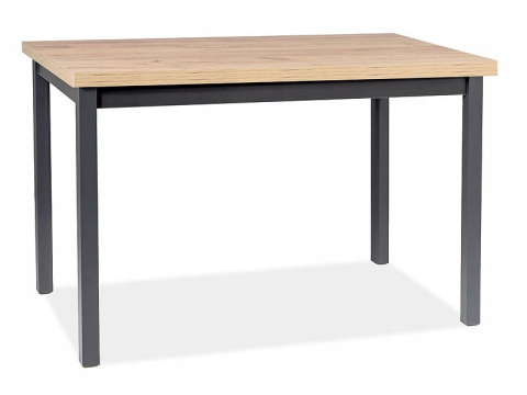SIGNAL STÓŁ ADAM DĄB ARTISAN PŁYTA LAMINOWANA/ STELAŻ CZARNY MDF 120x68 SIGNAL STÓŁ ADAM DĄB ARTISAN PŁYTA LAMINOWANA/ STELAŻ CZARNY MDF 120x68