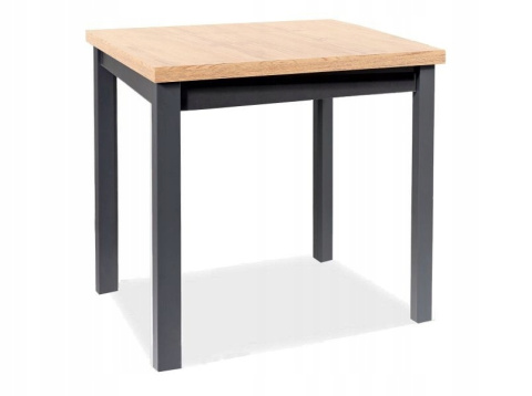 SIGNAL STÓŁ ADAM PŁYTA LAMINOWANA DĄB ARTISAN / CZARNY STELAŻ MDF 90x65 SIGNAL STÓŁ ADAM PŁYTA LAMINOWANA DĄB ARTISAN / CZARNY STELAŻ MDF 90x65