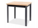 SIGNAL STÓŁ ADAM PŁYTA LAMINOWANA DĄB ARTISAN / CZARNY STELAŻ MDF 90x65 SIGNAL STÓŁ ADAM PŁYTA LAMINOWANA DĄB ARTISAN / CZARNY STELAŻ MDF 90x65