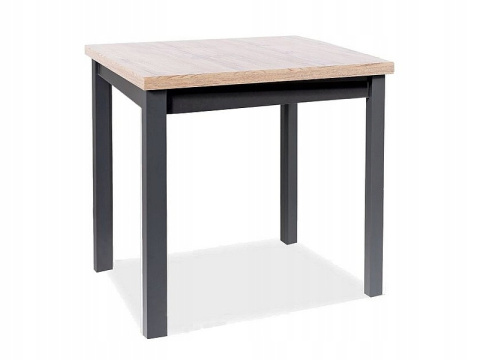 SIGNAL STÓŁ ADAM PŁYTA LAMINOWANA DĄB WOTAN / STELAŻ MDF CZARNY 90x65 SIGNAL STÓŁ ADAM PŁYTA LAMINOWANA DĄB WOTAN / STELAŻ MDF CZARNY 90x65