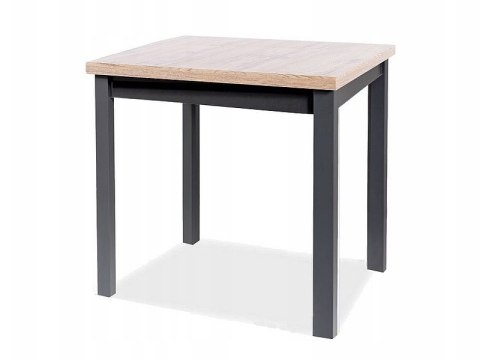 SIGNAL STÓŁ ADAM PŁYTA LAMINOWANA DĄB WOTAN / STELAŻ MDF CZARNY 90x65 SIGNAL STÓŁ ADAM PŁYTA LAMINOWANA DĄB WOTAN / STELAŻ MDF CZARNY 90x65