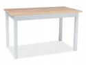 SIGNAL STÓŁ HORACY PŁYTA LAMINOWANA DĄB ARTISAN / STELAŻ MDF BIAŁY MAT 100(140)X60 SIGNAL STÓŁ HORACY PŁYTA LAMINOWANA DĄB ARTISAN / STELAŻ MDF BIAŁY MAT 100(140)X60
