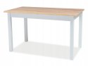 SIGNAL STÓŁ HORACY PŁYTA LAMINOWANA DĄB ARTISAN / STELAŻ MDF BIAŁY MAT 100(140)X60 SIGNAL STÓŁ HORACY PŁYTA LAMINOWANA DĄB ARTISAN / STELAŻ MDF BIAŁY MAT 100(140)X60