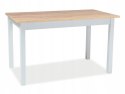 SIGNAL STÓŁ HORACY PŁYTA LAMINOWANA DĄB ARTISAN / STELAŻ MDF BIAŁY MAT 125(170)x75 SIGNAL STÓŁ HORACY PŁYTA LAMINOWANA DĄB ARTISAN / STELAŻ MDF BIAŁY MAT 125(170)x75
