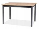 SIGNAL STÓŁ HORACY PŁYTA LAMINOWANA DĄB ARTISAN / STELAŻ MDF CZARNY 100(140)x60 SIGNAL STÓŁ HORACY PŁYTA LAMINOWANA DĄB ARTISAN / STELAŻ MDF CZARNY 100(140)x60
