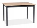 SIGNAL STÓŁ HORACY PŁYTA LAMINOWANA DĄB ARTISAN / STELAŻ MDF CZARNY 100(140)x60 SIGNAL STÓŁ HORACY PŁYTA LAMINOWANA DĄB ARTISAN / STELAŻ MDF CZARNY 100(140)x60