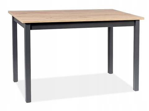 SIGNAL STÓŁ HORACY PŁYTA LAMINOWANA DĄB ARTISAN / STELAŻ MDF CZARNY 100(140)x60 SIGNAL STÓŁ HORACY PŁYTA LAMINOWANA DĄB ARTISAN / STELAŻ MDF CZARNY 100(140)x60