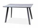 SIGNAL STÓŁ SAMUEL MDF SZKŁO BIAŁY EFEKT MARMURU/ STELAŻ METAL CZARNY MAT 120X80 SIGNAL STÓŁ SAMUEL MDF SZKŁO BIAŁY EFEKT MARMURU/ STELAŻ METAL CZARNY MAT 120X80