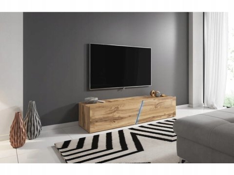 SIGNAL SZAFKA RTV STOJĄCA/ WISZĄCA SIMENA, PŁYTA MELAMINOWANA DĄB WOTAN LED RGB SIGNAL SZAFKA RTV STOJĄCA/ WISZĄCA SIMENA, PŁYTA MELAMINOWANA DĄB WOTAN LED RGB