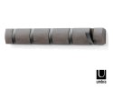 WIESZAK NA UBRANIA WISZĄCY FLIP 5 - SZARY drewniany, składane METALOWE HACZYKI Umbra UMBRA WIESZAK NA UBRANIA WISZĄCY FLIP 5 - SZARY drewniany, składane METALOWE HACZYKI Umbra UMBRA