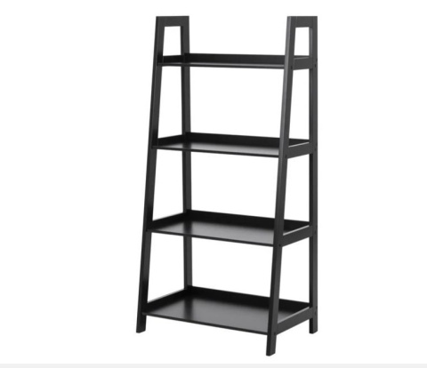 Actona ACTONA nowoczesny regał WALLY 63x40x130 czarny-drewniany Actona ACTONA nowoczesny regał WALLY 63x40x130 czarny-drewniany