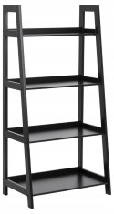 Actona ACTONA nowoczesny regał WALLY 63x40x130 czarny-drewniany Actona ACTONA nowoczesny regał WALLY 63x40x130 czarny-drewniany
