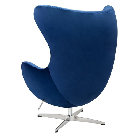 King Home Fotel EGG CLASSIC VELVET obrotowy z funkcją bujania, granatowy - welur, podstawa aluminiowa King Home Fotel EGG CLASSIC VELVET obrotowy z funkcją bujania, granatowy - welur, podstawa aluminiowa